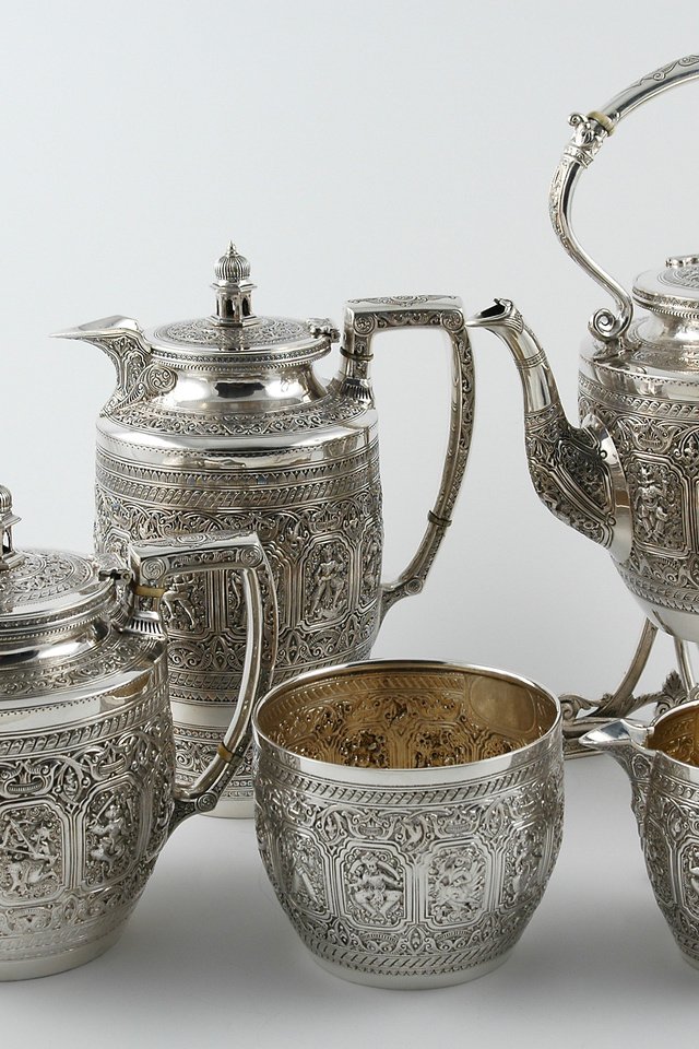 Обои чай, серебро, серебреный, чайный сервиз, scottish tea set, tea service, tea, silver, tea set разрешение 2823x2000 Загрузить