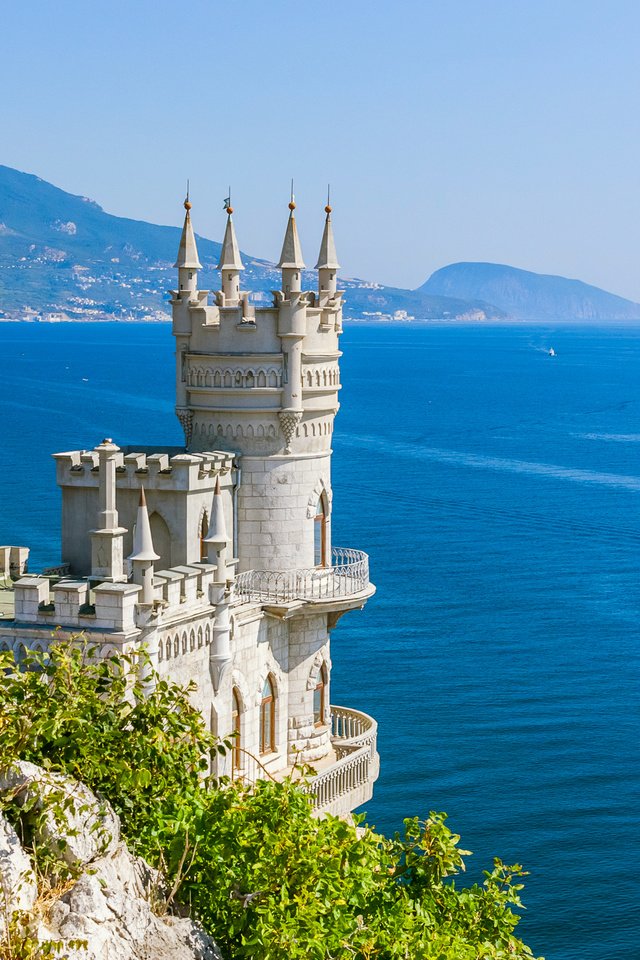 Обои россия, крым, ласточкино гнездо, russia, crimea, swallow's nest разрешение 2500x1667 Загрузить