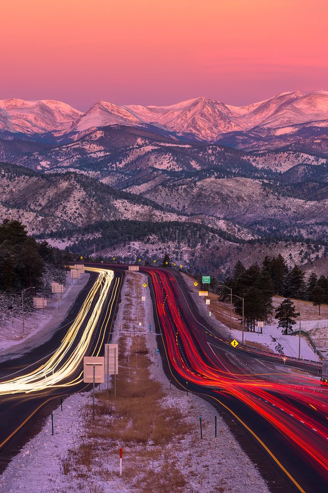 Обои дорога, горы, пейзаж, колорадо, эвергрин, road, mountains, landscape, colorado, evergreen разрешение 1920x1200 Загрузить