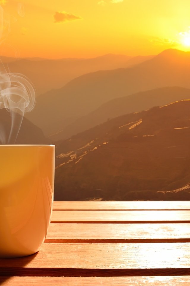 Обои солнце, утро, рассвет, кофе, чашка, горячая, доброе утро, coffee cup, the sun, morning, dawn, coffee, cup, hot, good morning разрешение 4252x2883 Загрузить