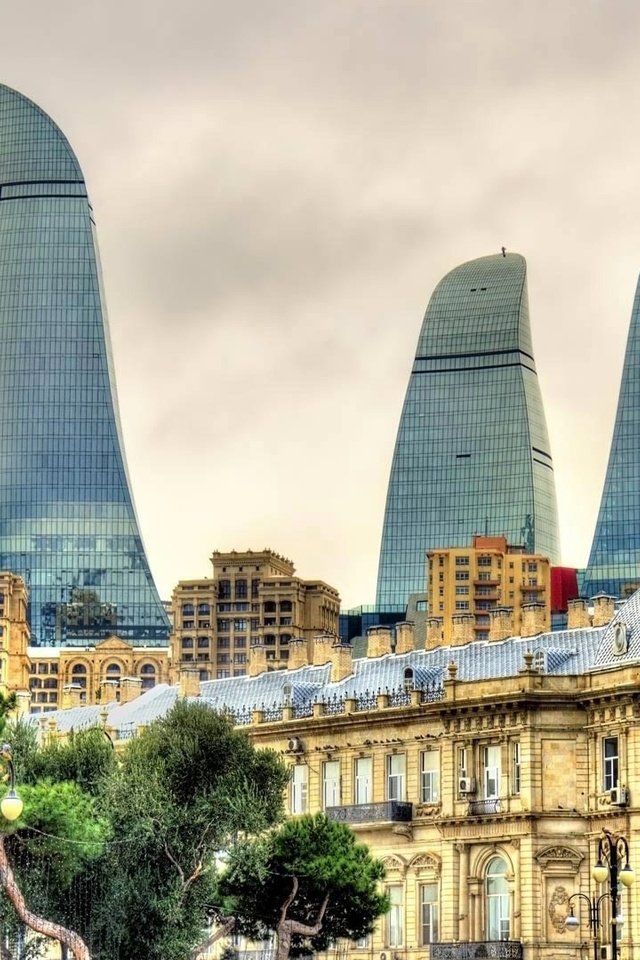 Обои дома, азербайджан, пламенные башни, баку, home, azerbaijan, flame towers, baku разрешение 1920x1080 Загрузить