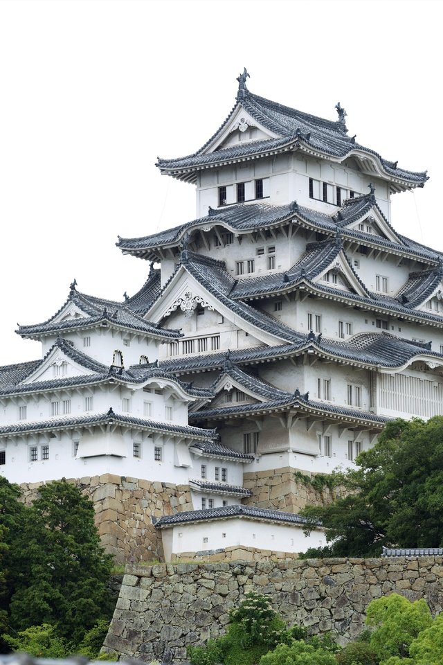 Обои пейзаж, япония, дом, архитектура, замок химэдзи, landscape, japan, house, architecture, himeji castle разрешение 7680x4320 Загрузить