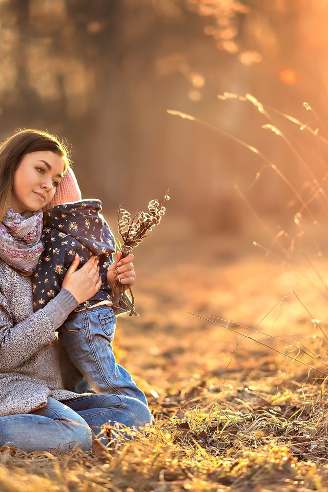 Обои природа, мать, ветки, ребенок, мама, малыш, женщина, объятия, верба, nature, mother, branches, child, mom, baby, woman, hugs, verba разрешение 2200x1469 Загрузить