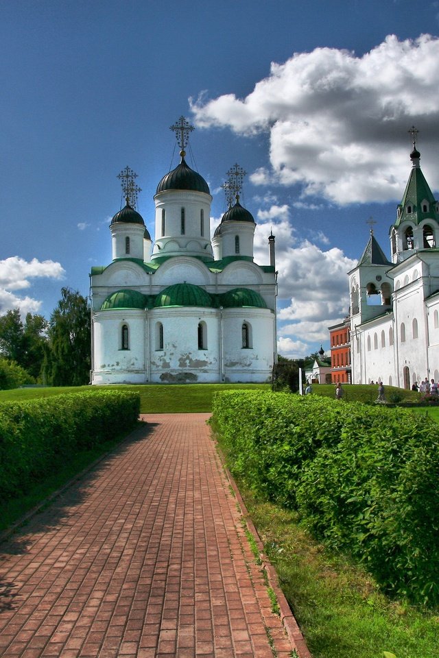 Обои храм, спасо-преображенский монастырь, город, россия, церковь, монастырь, красиво, купола, муром, temple, the spaso-preobrazhensky monastery, the city, russia, church, the monastery, beautiful, dome, murom разрешение 3504x2336 Загрузить