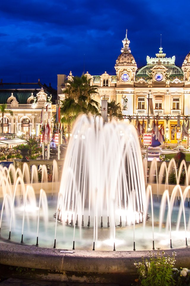 Обои фонтан, здание, опера, монако, монте-карло, fountain, the building, opera, monaco, monte carlo разрешение 3750x2500 Загрузить