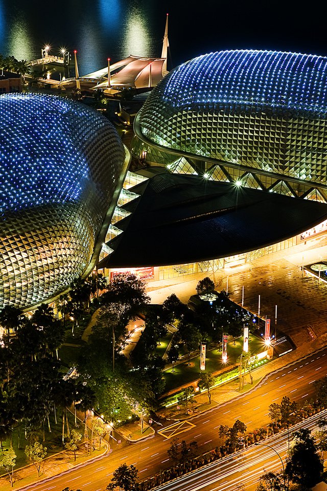 Обои здание, театр, сингапур, эспланада, esplanade theatres, the building, theatre, singapore разрешение 2000x1221 Загрузить