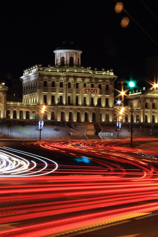 Обои свет, ночь, москва, город, россия, огни города, дом пашкова, замедленная съемка, light, night, moscow, the city, russia разрешение 5160x3440 Загрузить