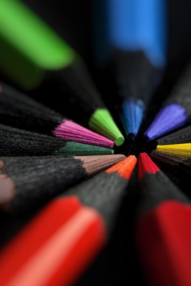 Обои разноцветные, карандаши, черный фон, цветные карандаши, colorful, pencils, black background, colored pencils разрешение 1920x1200 Загрузить