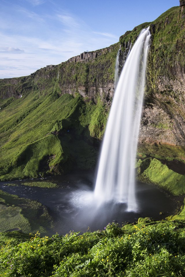 Обои водопад, исландия, сельяландсфосс, водопад сельяландсфосс, waterfall, iceland, seljalandsfoss, seljalandsfoss waterfall разрешение 4284x2818 Загрузить