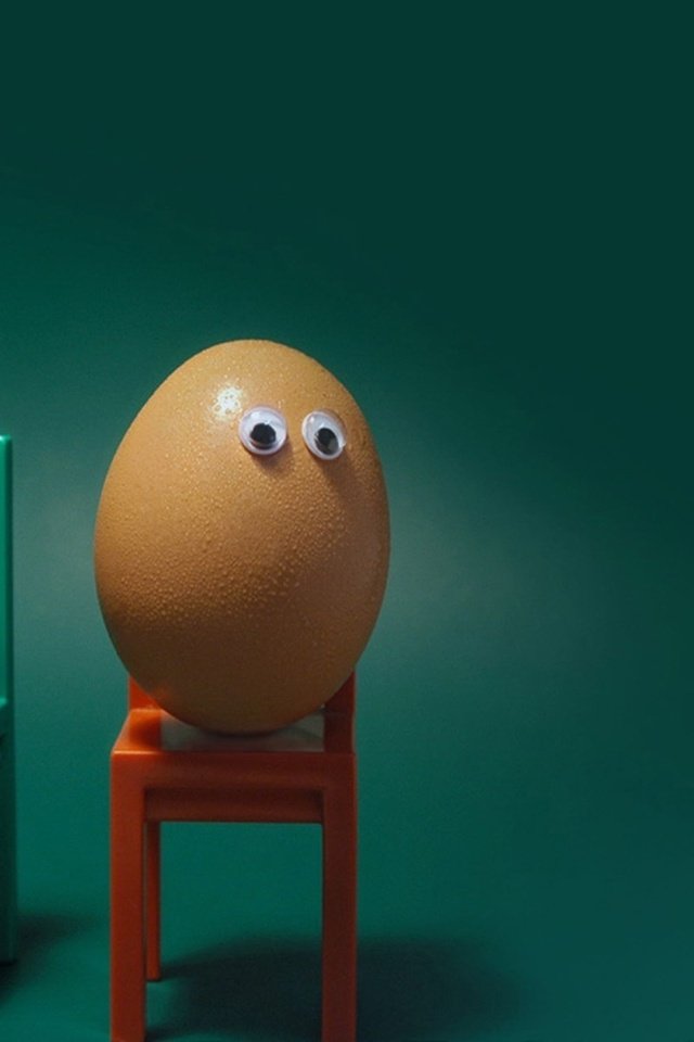 Обои фон, стул, юмор, киви, яйцо, глазки, background, chair, humor, kiwi, egg, eyes разрешение 1920x1200 Загрузить