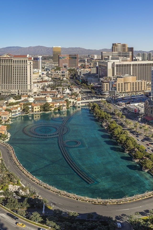 Обои панорама, город, сша, лас-вегас, panorama, the city, usa, las vegas разрешение 2048x1132 Загрузить