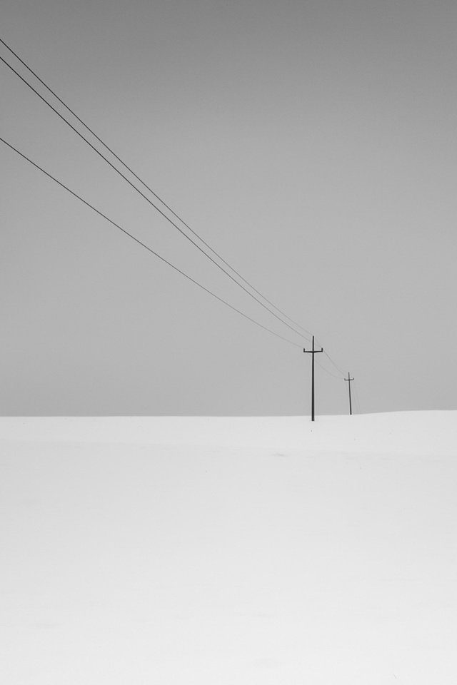 Обои снег, зима, фон, поле, лэп, snow, winter, background, field, power lines разрешение 1920x1274 Загрузить