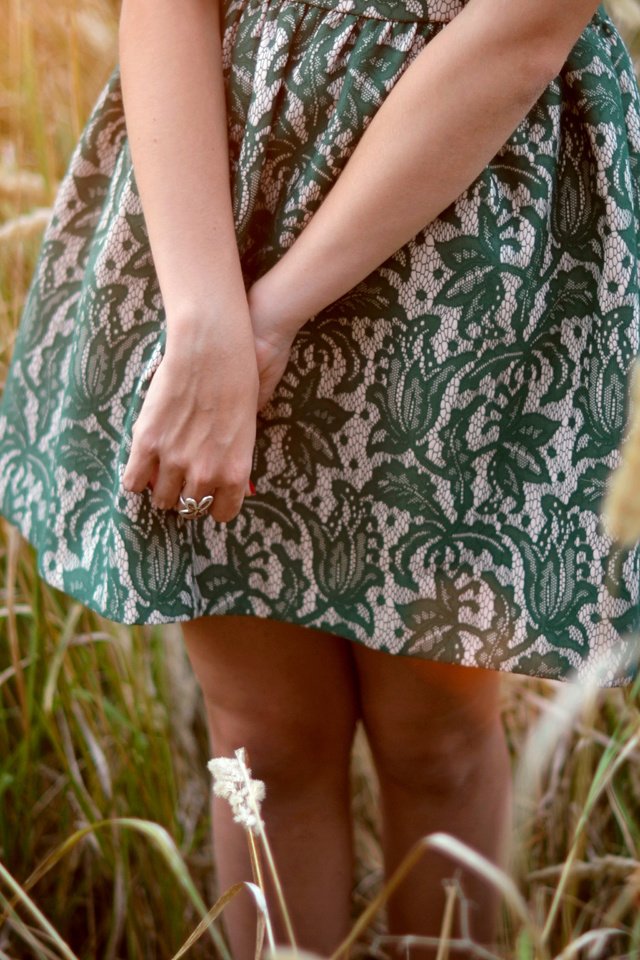 Обои трава, девушка, платье, ноги, колоски, кольцо, руки, grass, girl, dress, feet, spikelets, ring, hands разрешение 4608x3072 Загрузить