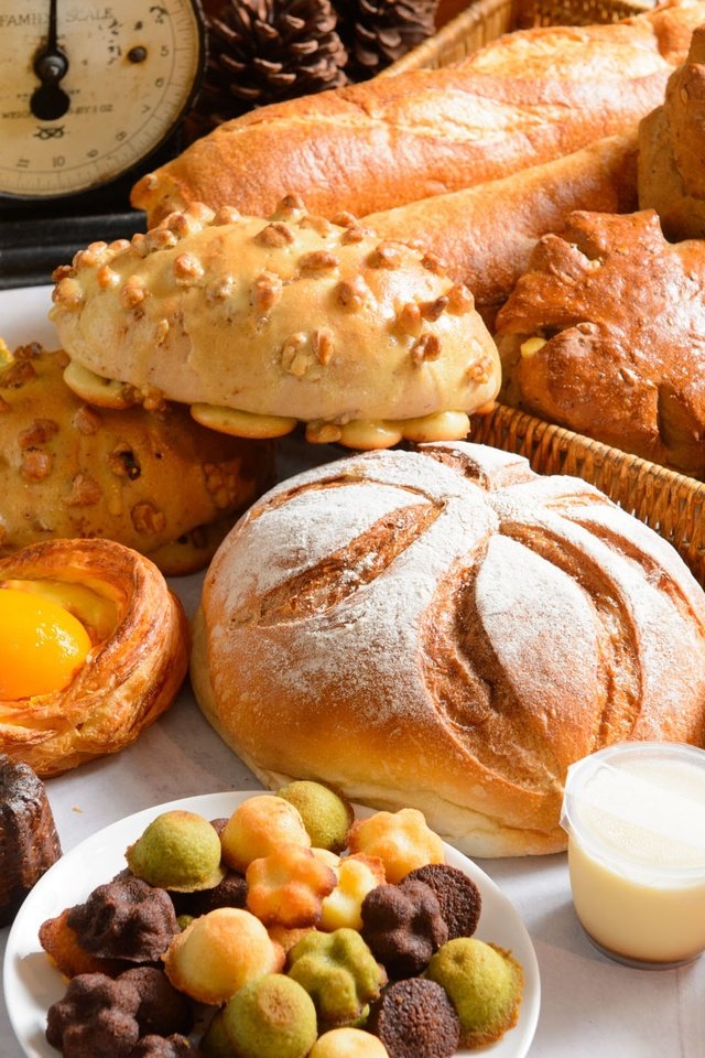 Обои хлеб, выпечка, сдоба, ассорти, bread, cakes, muffin, cuts разрешение 2048x1363 Загрузить