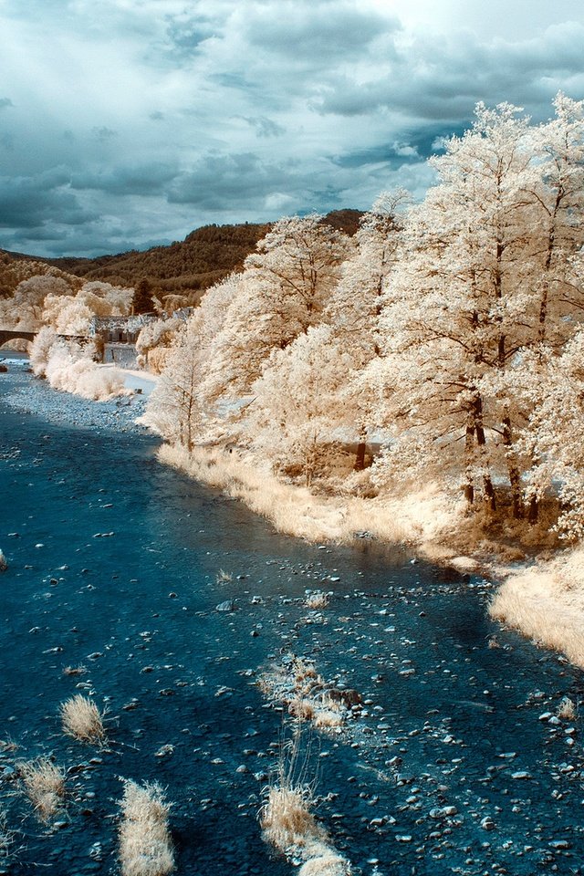 Обои река, мост, франция, инфракрасный снимок, сен-жан-дю-гар, river, bridge, france, infrared the, saint-jean-du-gard разрешение 2048x1365 Загрузить