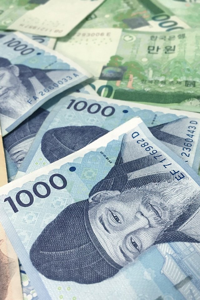 Обои азия, деньги, валюта, купюры, корея, asia, money, currency, bills, korea разрешение 1920x1440 Загрузить