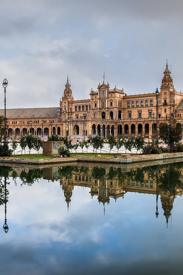 Обои архитектура, дворец, испания, площадь, севилья, architecture, palace, spain, area, seville разрешение 1920x1200 Загрузить