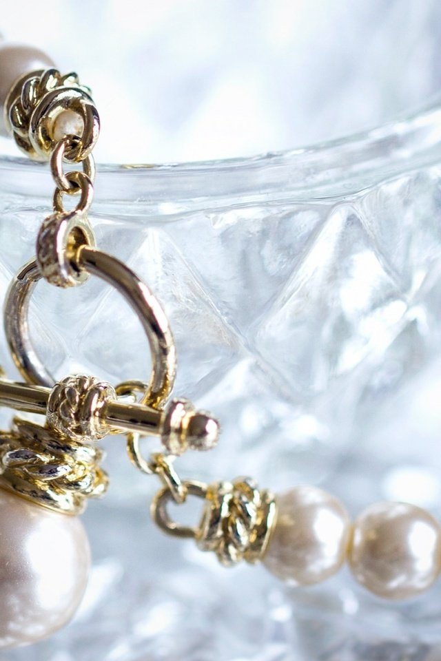 Обои бусы, украшение, ожерелье, жемчуг, застёжка, аксессуар, beads, decoration, necklace, pearl, clasp, accessory разрешение 1920x1200 Загрузить