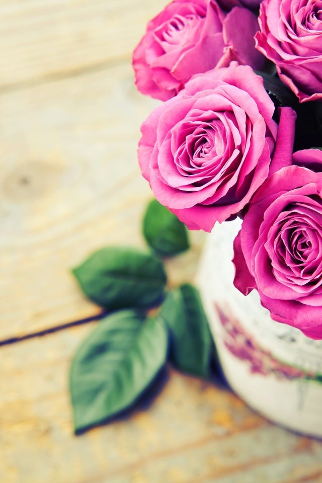 Обои розы, букет, ваза, roses, bouquet, vase разрешение 2560x1706 Загрузить