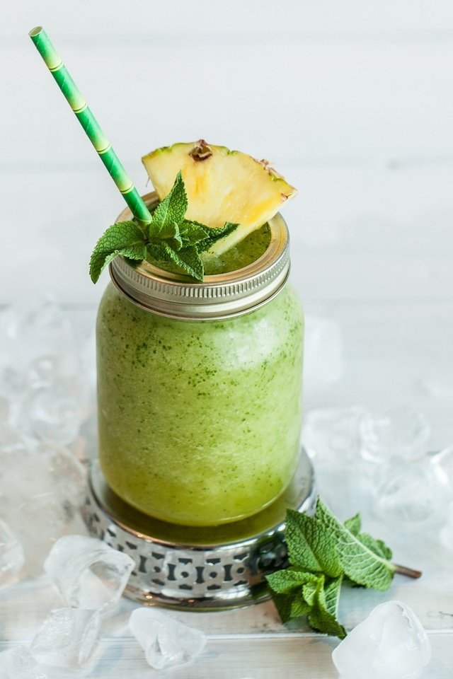 Обои мята, напиток, фрукты, лёд, ананас, смузи, mint, drink, fruit, ice, pineapple, smoothies разрешение 2048x1342 Загрузить