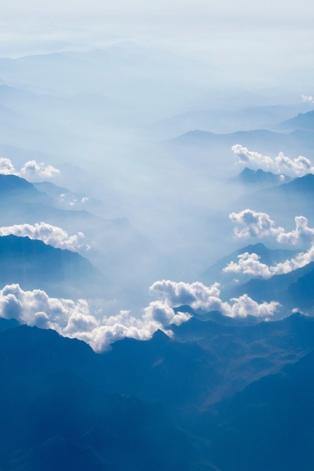 Обои небо, облака, горы, природа, горизонт, the sky, clouds, mountains, nature, horizon разрешение 6000x3608 Загрузить