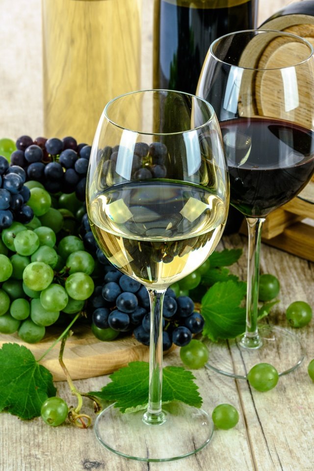 Обои виноград, вино, бокалы, grapes, wine, glasses разрешение 6016x4016 Загрузить