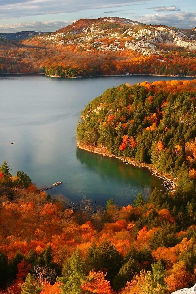 Обои озеро, осень, канада, онтарио, lake, autumn, canada, ontario разрешение 1920x1080 Загрузить