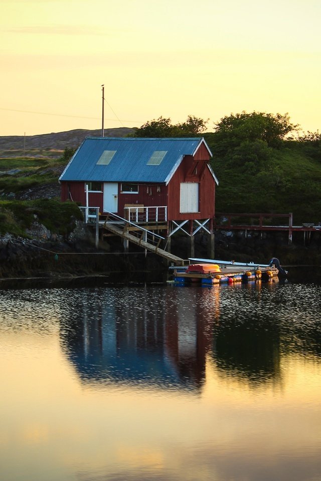 Обои берег, водоем, домик, рыбацкий, shore, pond, house, fishing разрешение 3840x2160 Загрузить