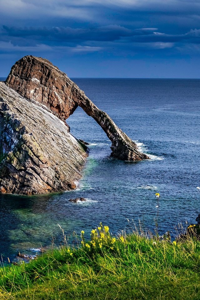 Обои вода, пейзаж, скала, утес, water, landscape, rock разрешение 3000x1767 Загрузить