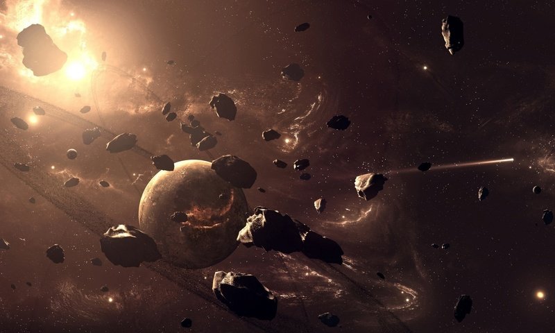 Обои планеты, небосвод, метеориты, размеры, planet, the sky, meteorites, dimensions разрешение 1920x1080 Загрузить