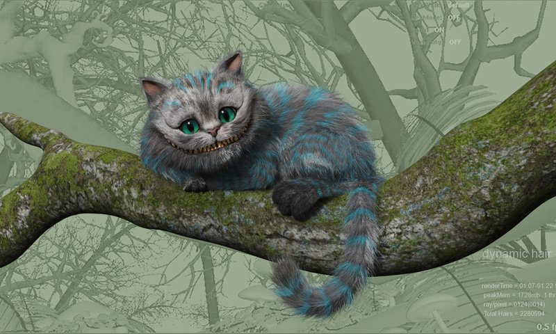 Обои чеширский кот, алиса, в стране чудес, cheshire cat, alice, in wonderland разрешение 1920x1080 Загрузить