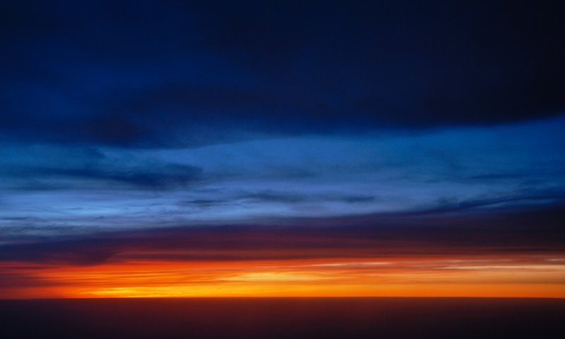Обои небо, облака, закат, цвет, the sky, clouds, sunset, color разрешение 2560x1600 Загрузить