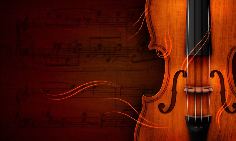 Обои ноты, скрипка, музыка, notes, violin, music разрешение 2560x1600 Загрузить