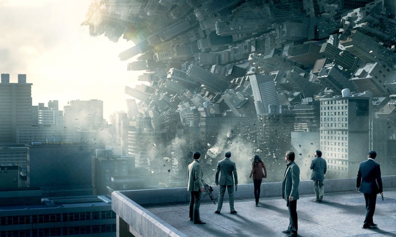 Обои люди, город, небоскребы, начало, inception, people, the city, skyscrapers, beginning разрешение 1920x1200 Загрузить