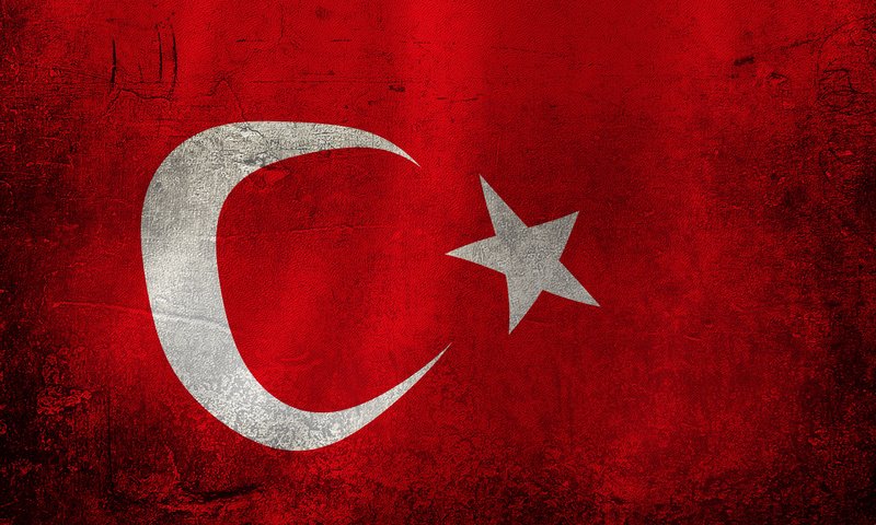 Обои красный, флаг, турция, red, flag, turkey разрешение 2560x1600 Загрузить