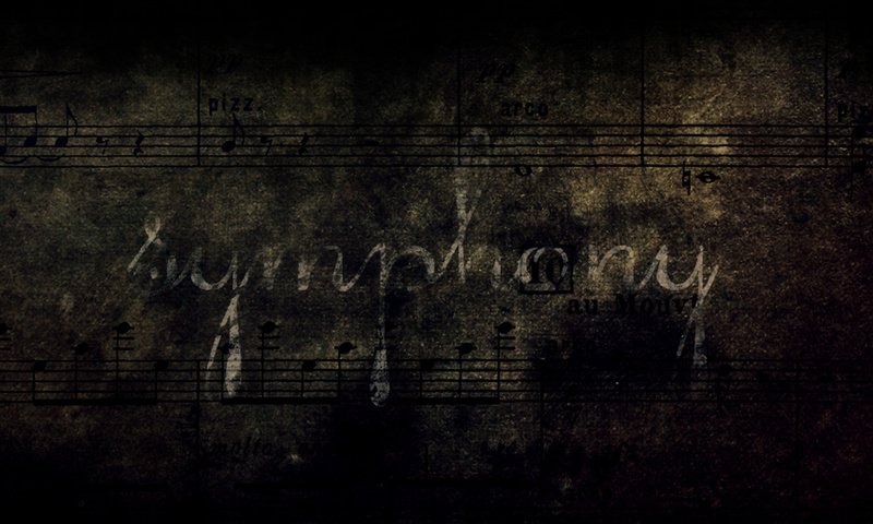 Обои ноты, симфония, notes, symphony разрешение 2560x1080 Загрузить