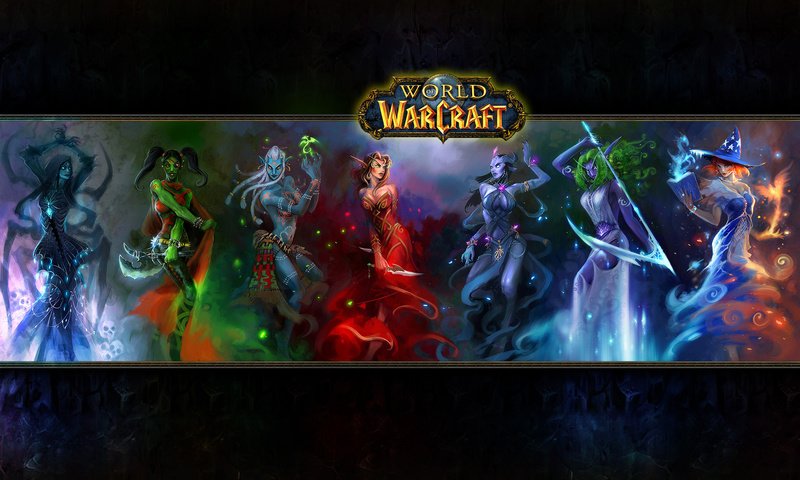 Обои девушки, девочки, близзард, мир варкрафта, girls, blizzard, world of warcraft разрешение 1920x1200 Загрузить