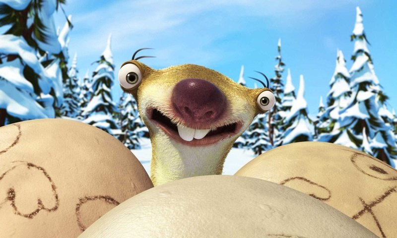 Обои мультфильм, ледниковый период, ленивец, cartoon, ice age, sloth разрешение 2814x1581 Загрузить