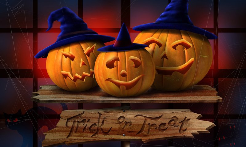 Обои хэллоуин, оранжевые, хеллоуин, тыквы, halloween, orange, pumpkin разрешение 1920x1200 Загрузить