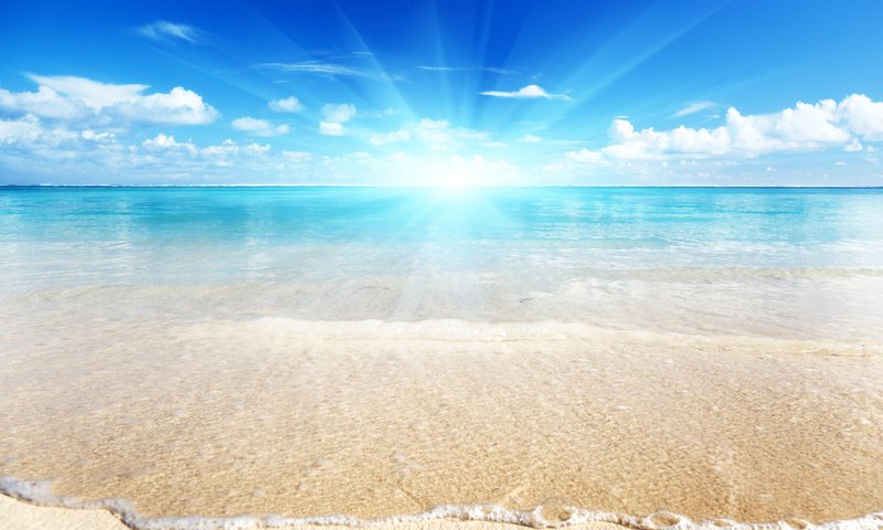 Обои свет, море, пляж, яркий, light, sea, beach, bright разрешение 2560x1920 Загрузить