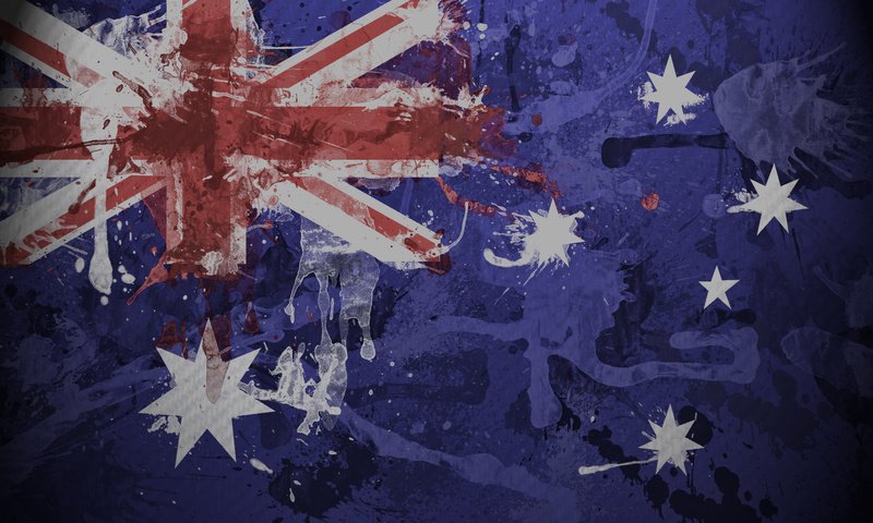 Обои флаг, австралия, flag, australia разрешение 1920x1080 Загрузить