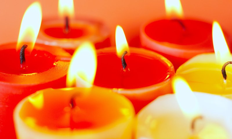 Обои свечи, пламя, огонь, candles, flame, fire разрешение 2560x1600 Загрузить