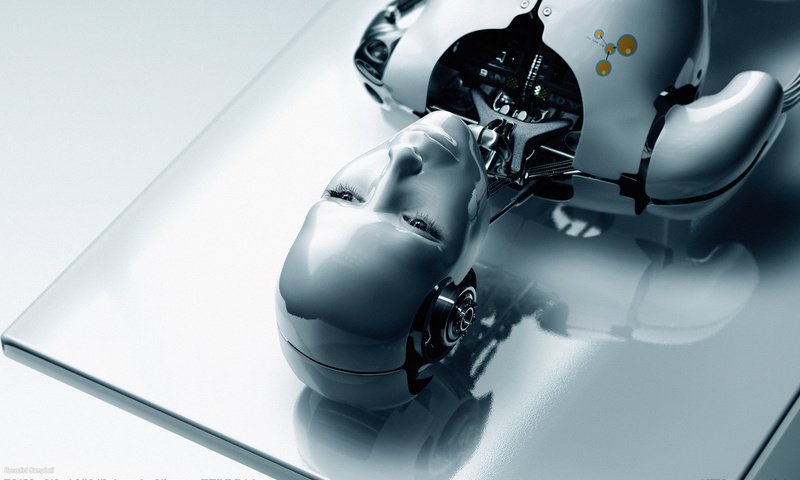 Обои робот, стол, белый, лицо, robot, table, white, face разрешение 1920x1200 Загрузить