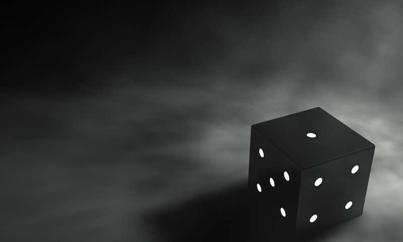 Обои черно-белая, черный, графика, куб, кубик, грани, 3д, игральная кость, black and white, black, graphics, cube, faces, 3d разрешение 1920x1200 Загрузить