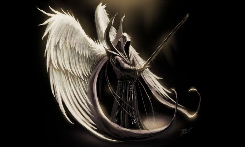 Обои оружие, меч, крылья, ангел, weapons, sword, wings, angel разрешение 1920x1200 Загрузить