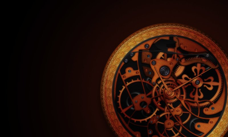 Обои часы, механизм, время, watch, mechanism, time разрешение 2560x1600 Загрузить