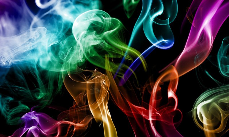 Обои абстракция, цвета, дым, креатив, colours, abstraction, color, smoke, creative разрешение 1920x1200 Загрузить