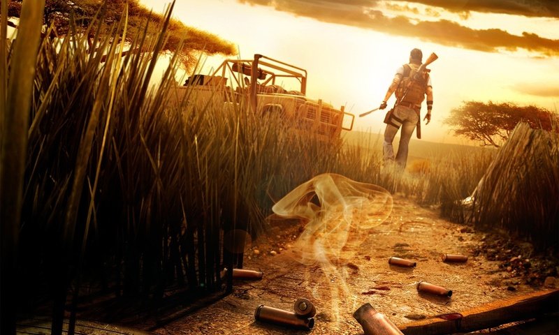 Обои африка, жара, гильзы, far cry, мачете, africa, heat, sleeve, machete разрешение 1920x1175 Загрузить