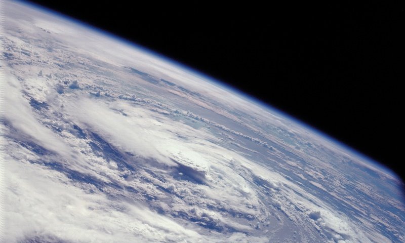 Обои облака, планета, атмосфера, clouds, planet, the atmosphere разрешение 1920x1440 Загрузить