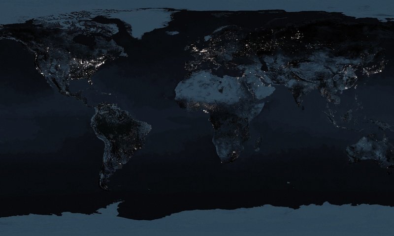 Обои свет, ночь, карта, light, night, map разрешение 4096x2048 Загрузить